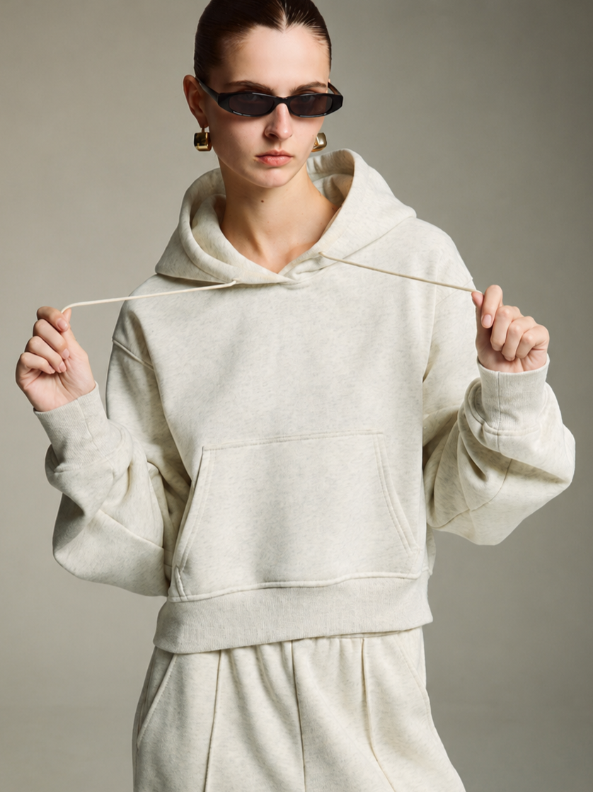 Crop Relaxed Hoodie