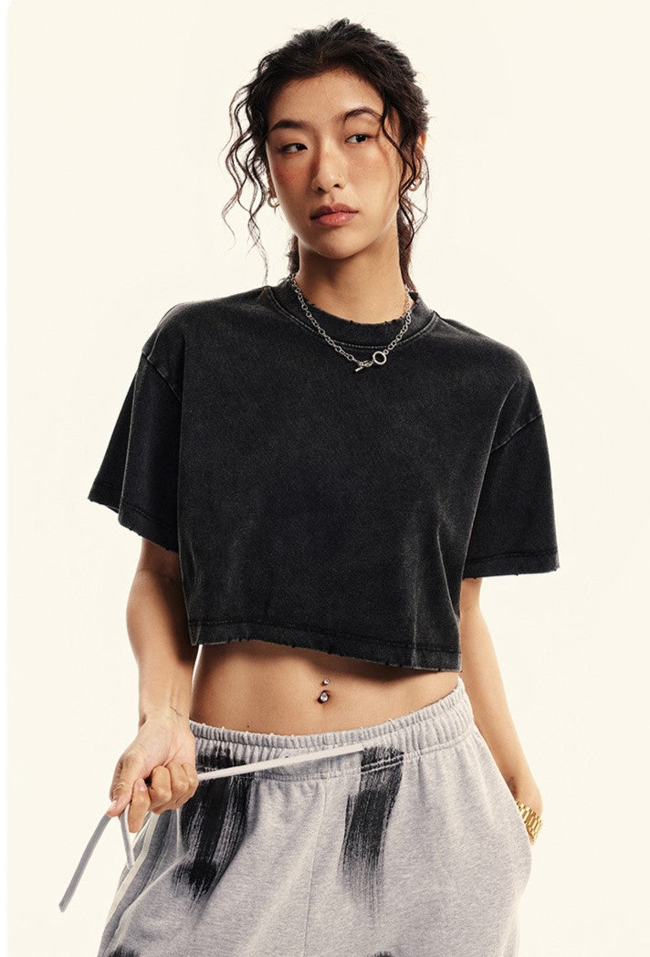 Sky Cropped Tee