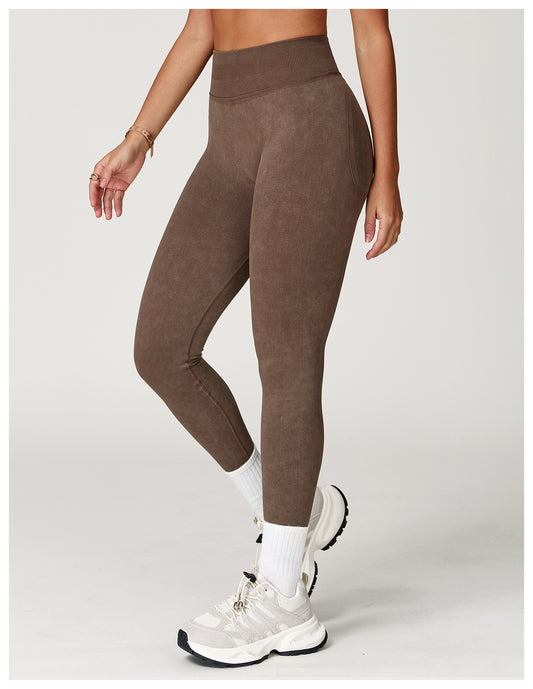 Ribbed Waistband Leggings