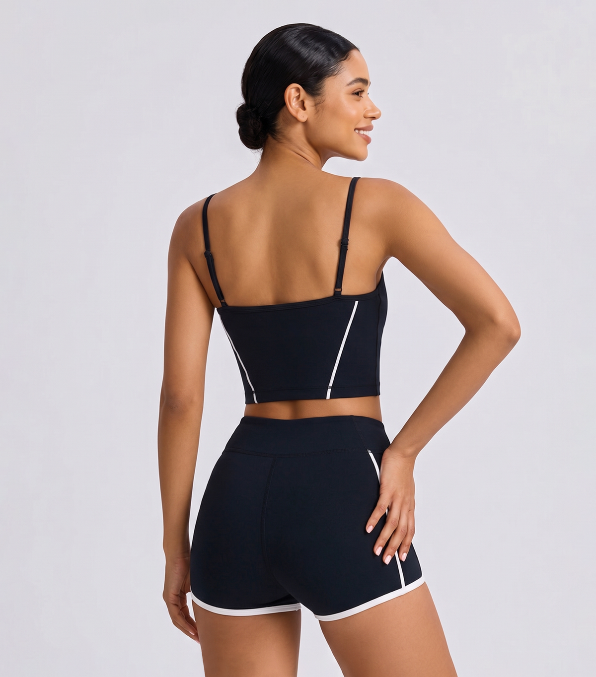 Contrast Sports Short Set
