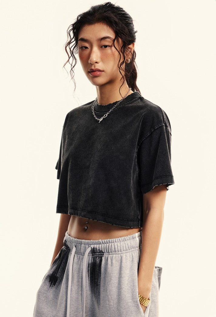 Sky Cropped Tee