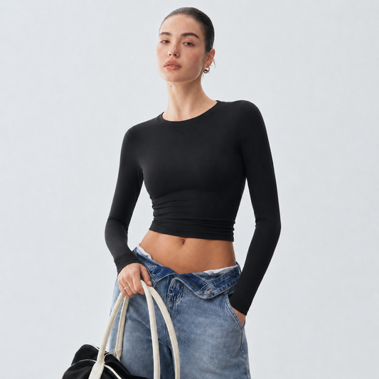 Cropped Crew Top