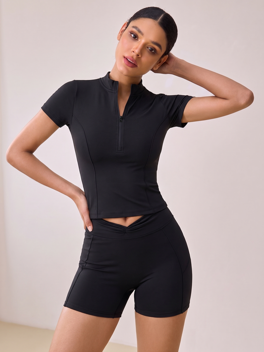 Contour Zip Tee