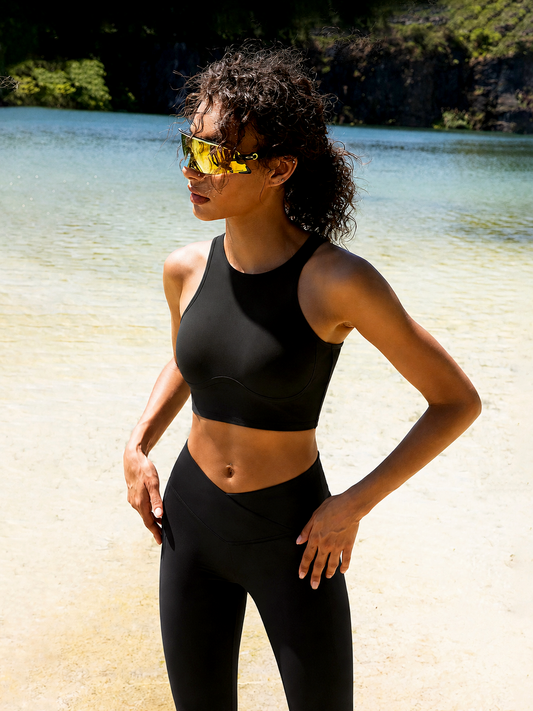 Wide Strap Crop Tank