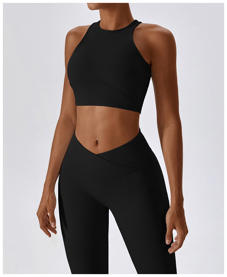 Wide Strap Crop Tank