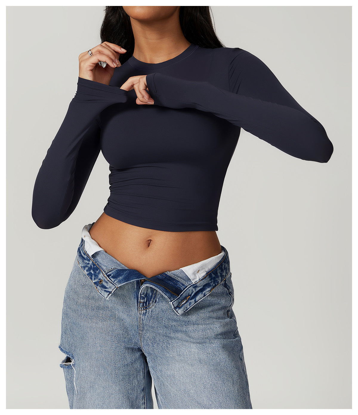 Cropped Crew Top