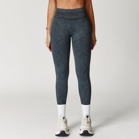 Ribbed Waistband Leggings
