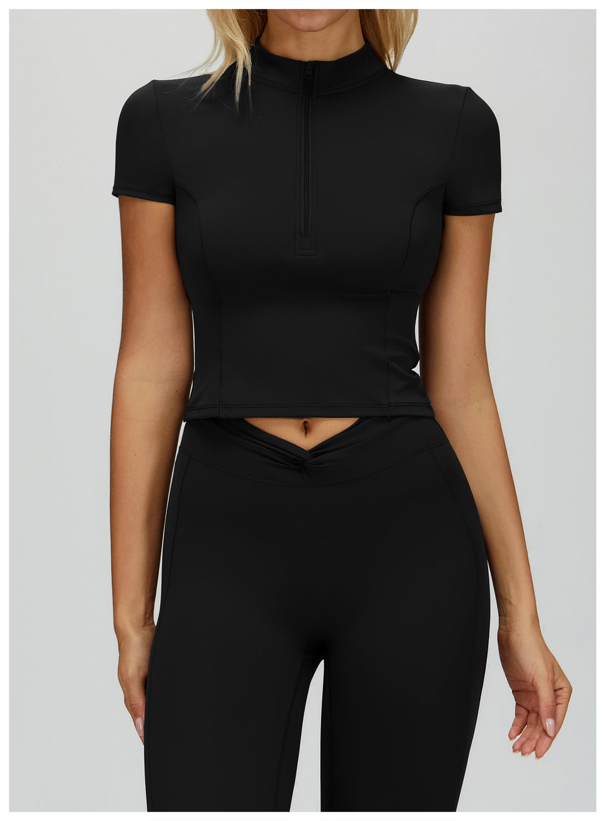 Contour Zip Tee