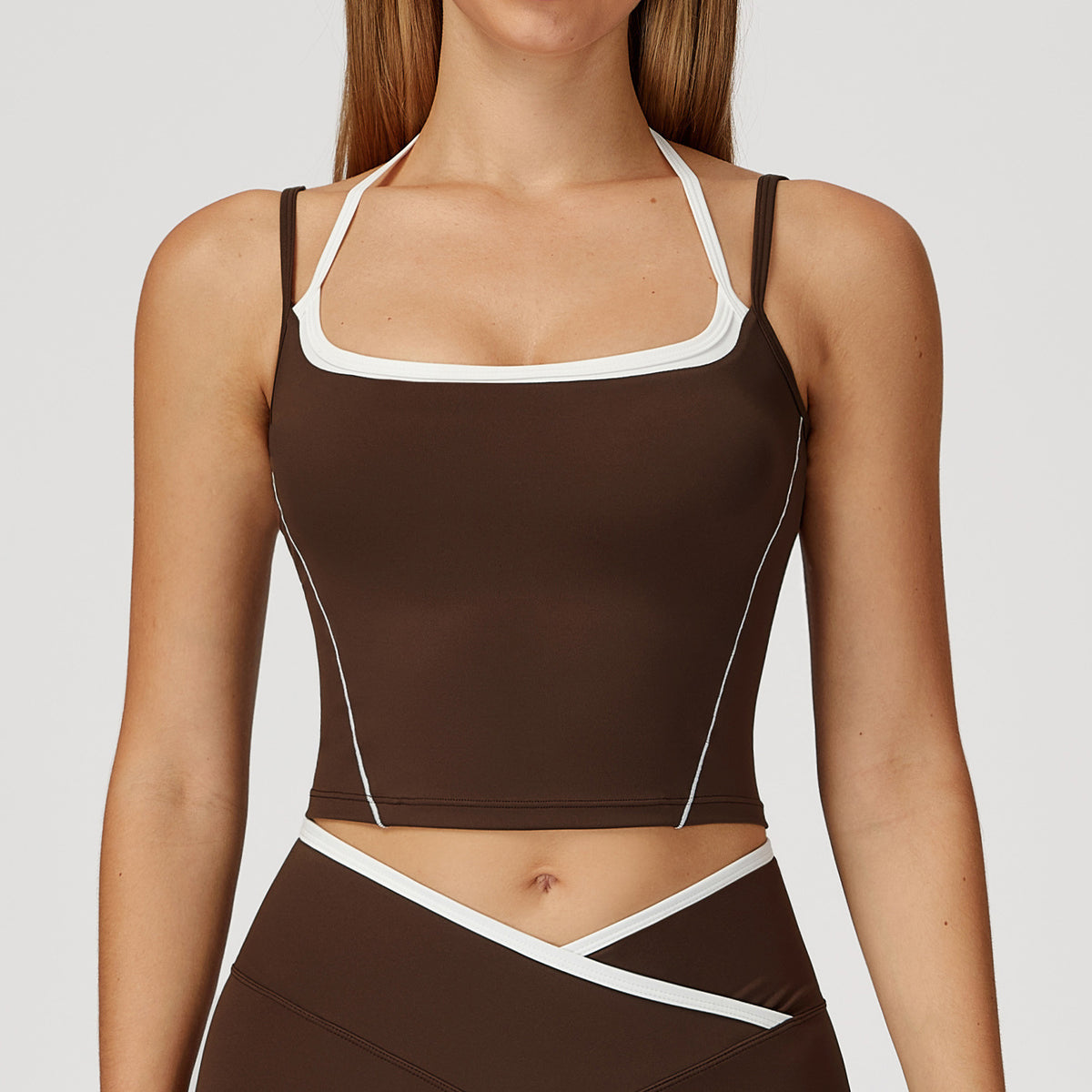 Contrast Trim Cami Tank