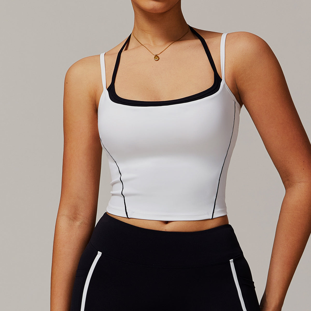 Contrast Trim Cami Tank