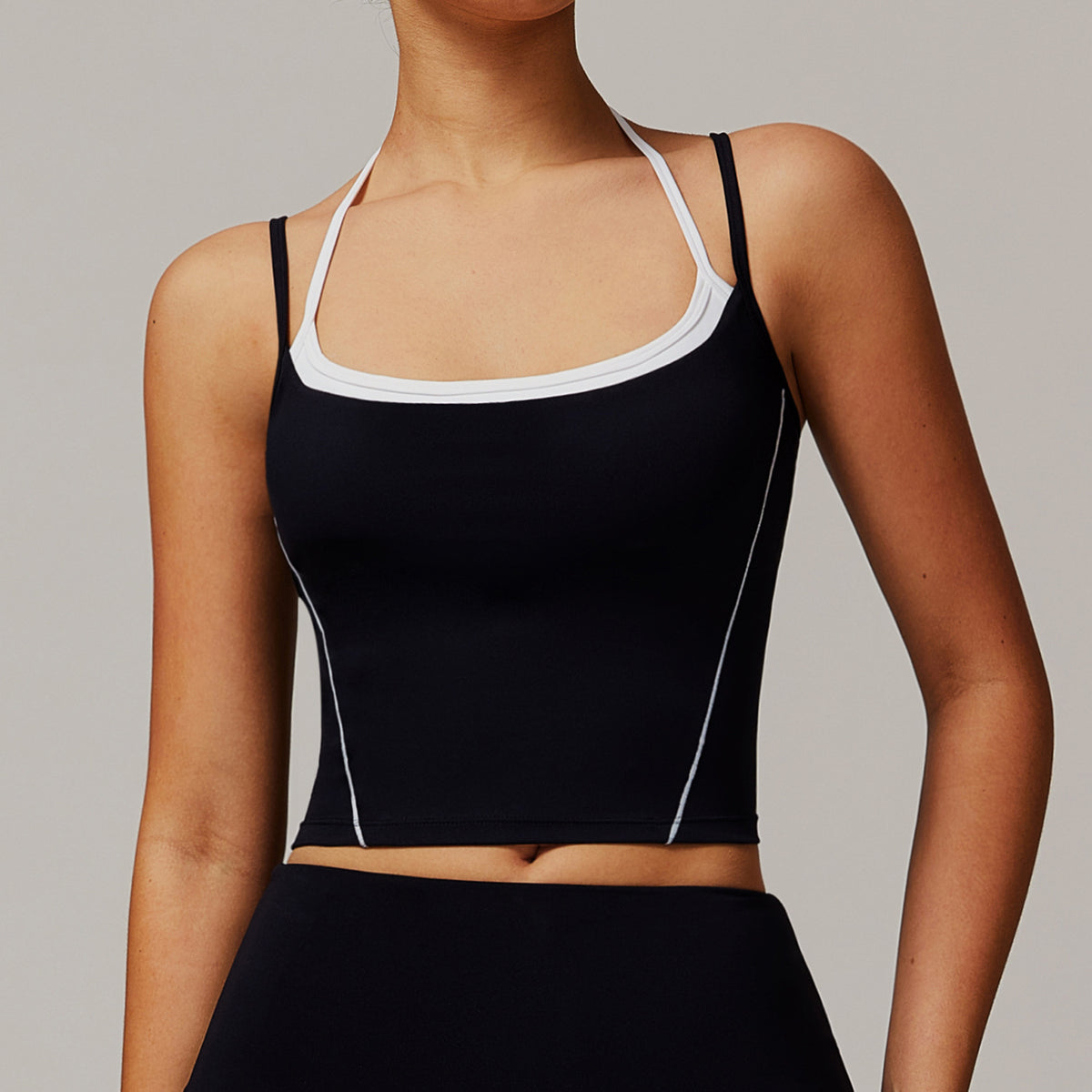 Contrast Trim Cami Tank