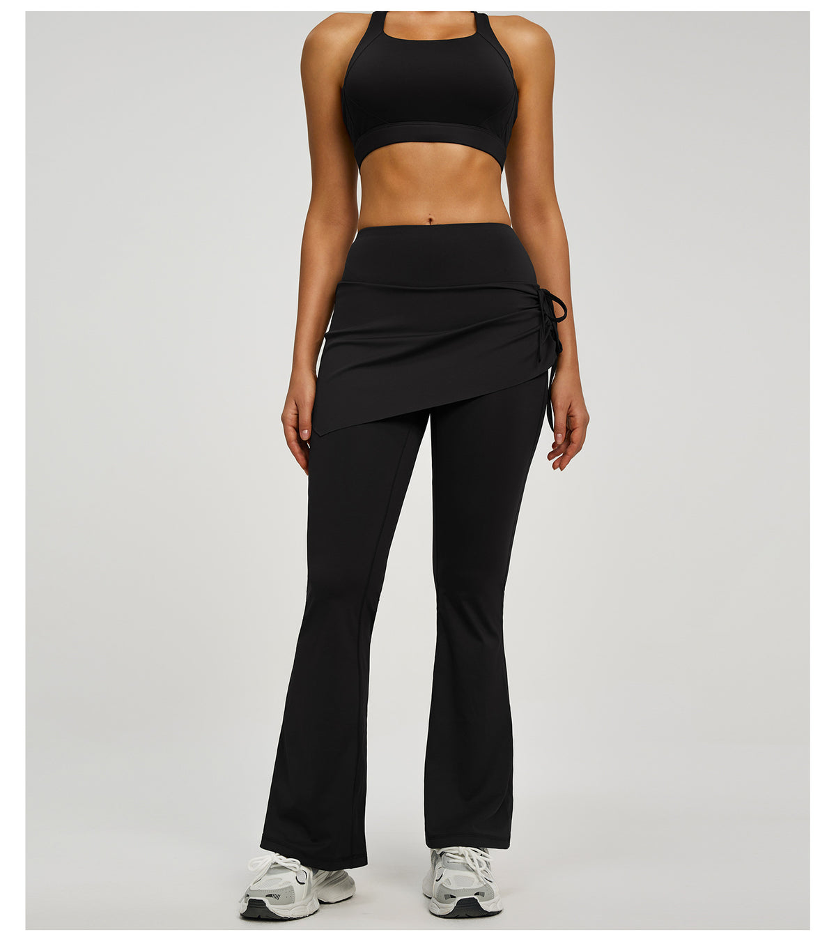 High-Waist Skirted Sweatpant