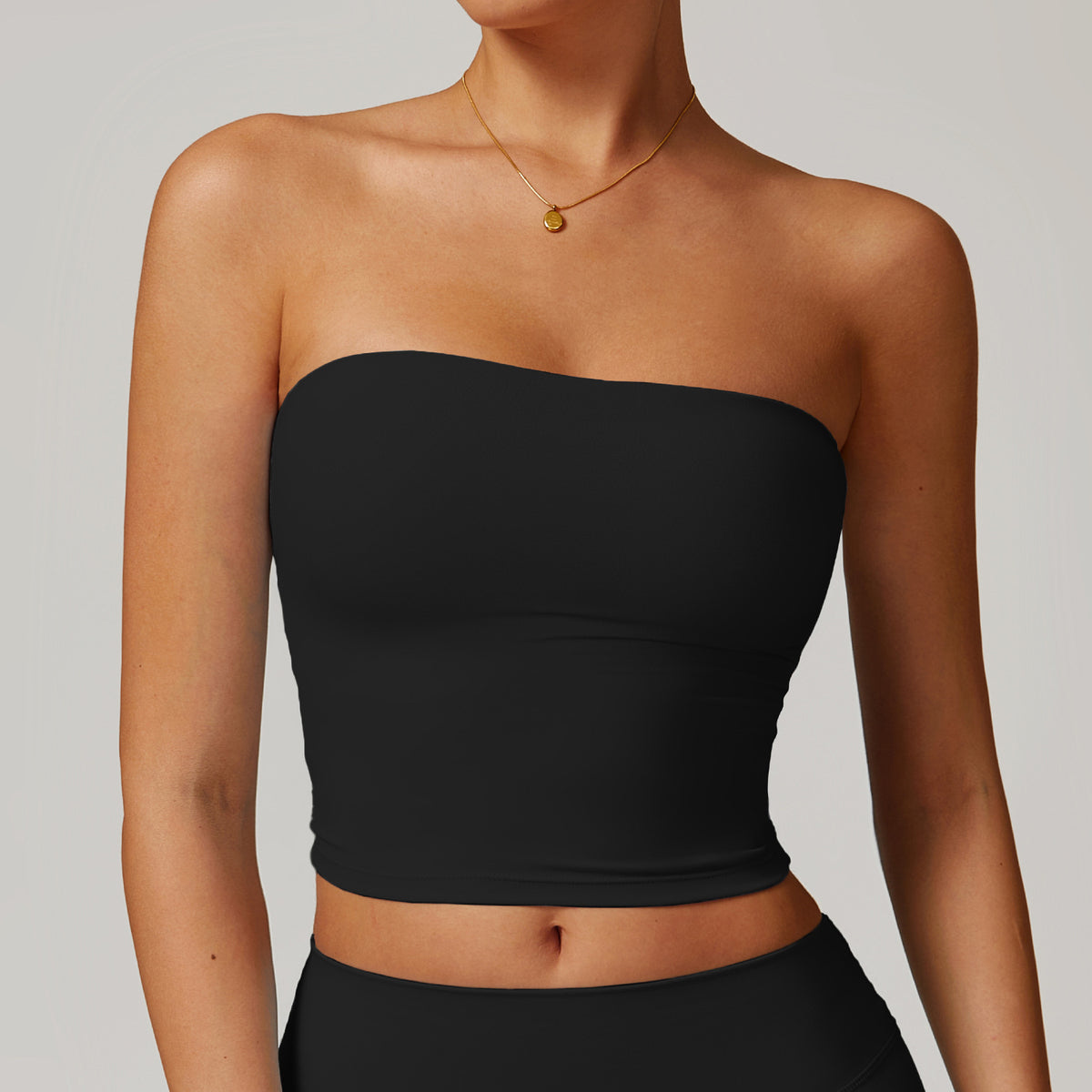 Bare Bandeau Crop Tank