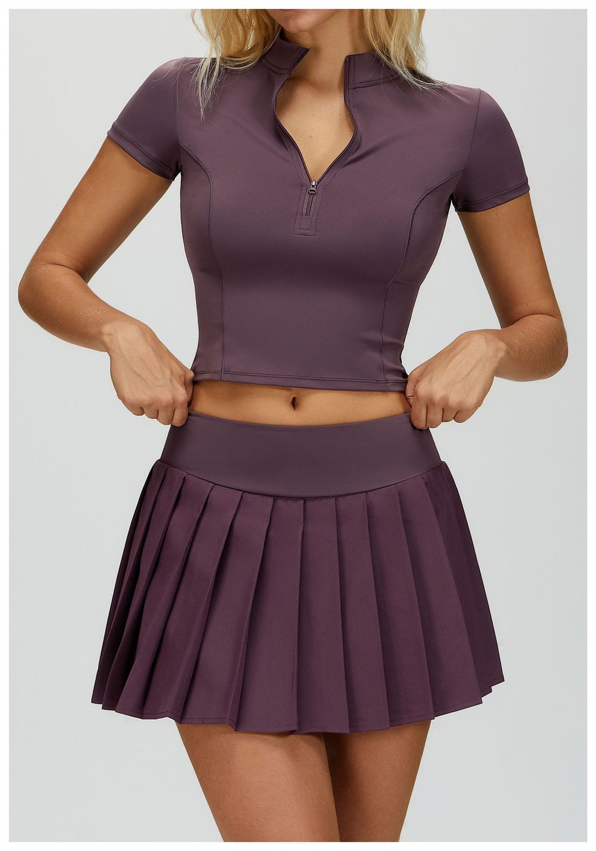 Contour Zip Tee