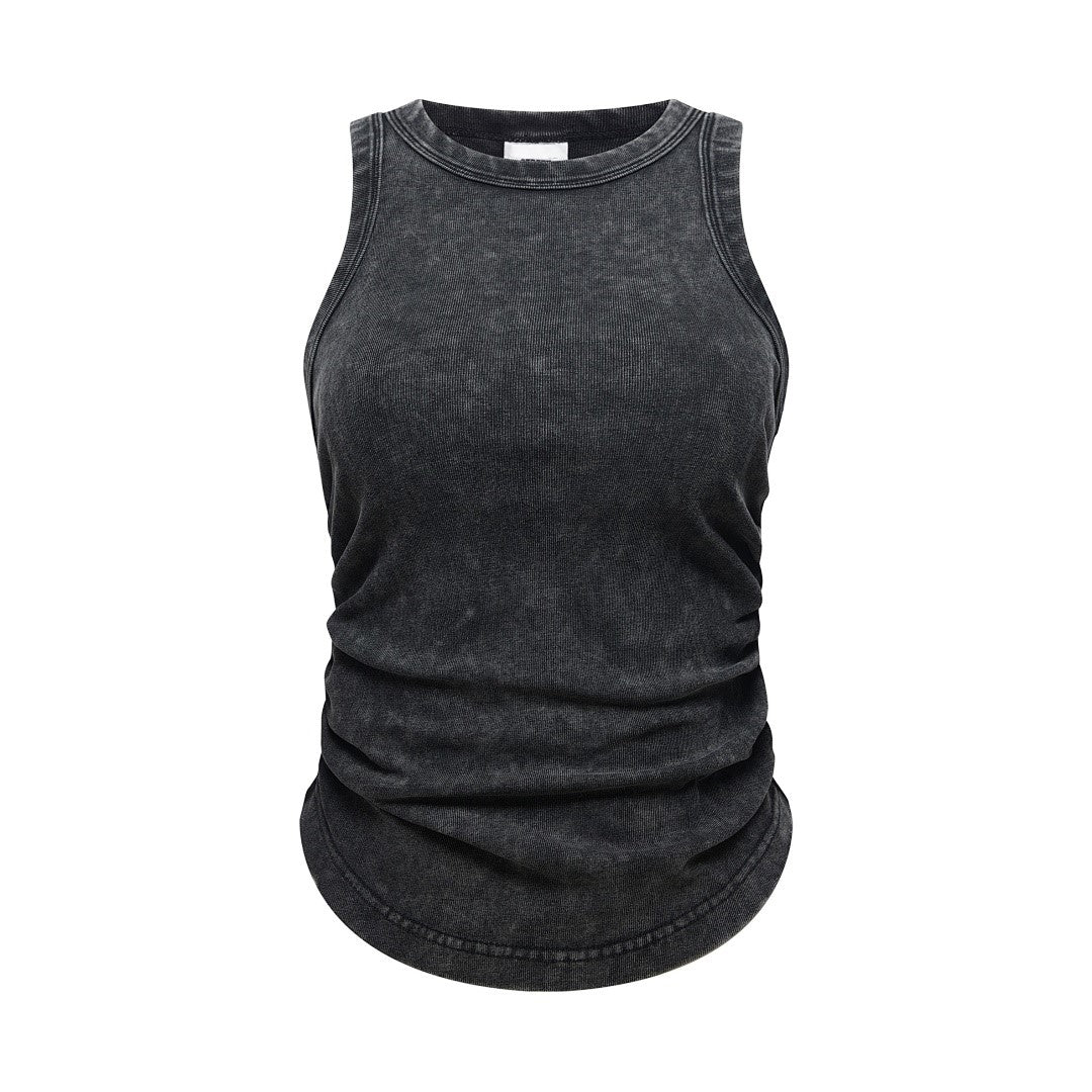 Halter Ruched Tee