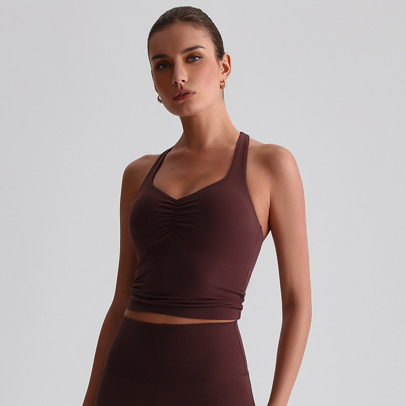 Seamless Halter Bra Tank