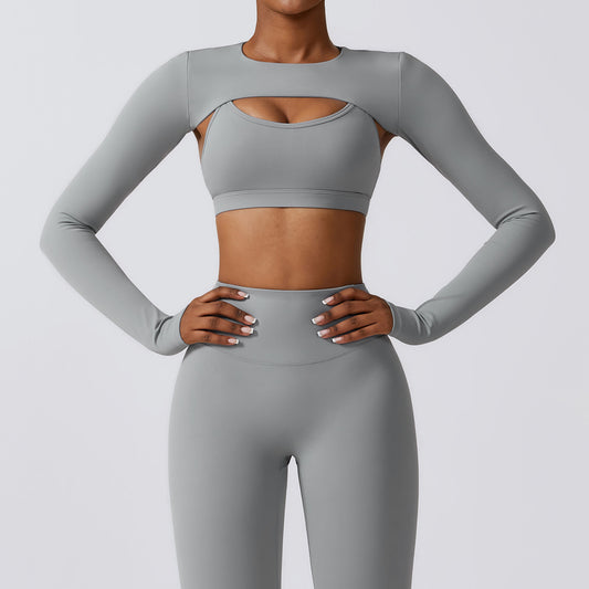 Cutout Long Sleeve Top