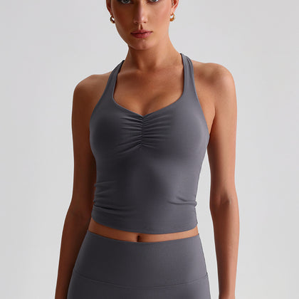 Seamless Halter Bra Tank