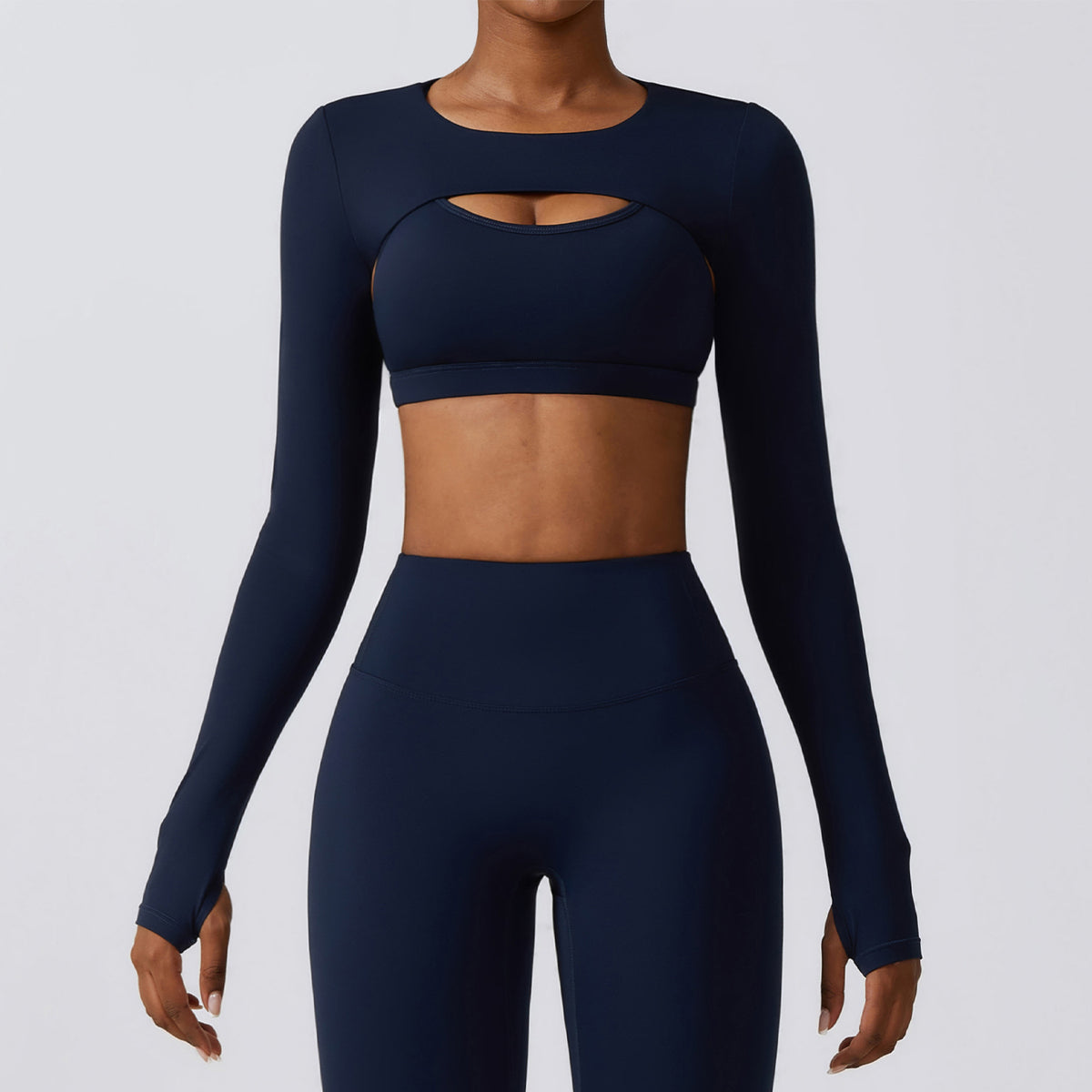 Cutout Long Sleeve Top
