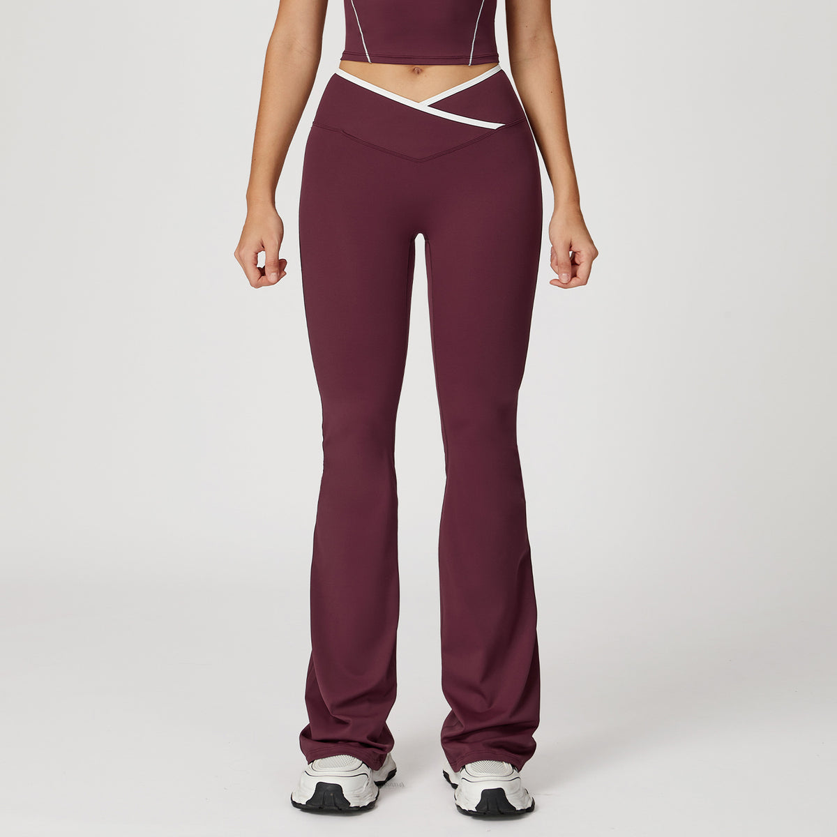 Foldover Flared Leggings