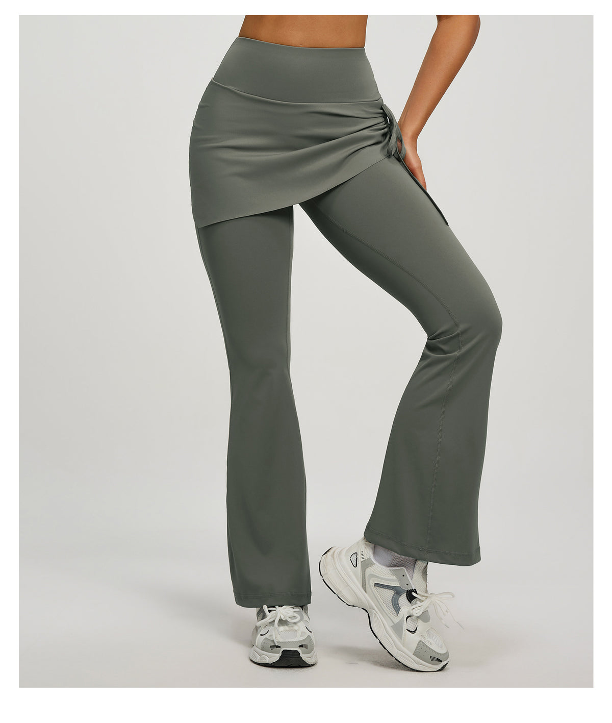 High-Waist Skirted Sweatpant