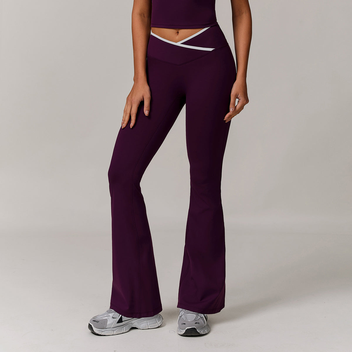 Foldover Flared Leggings