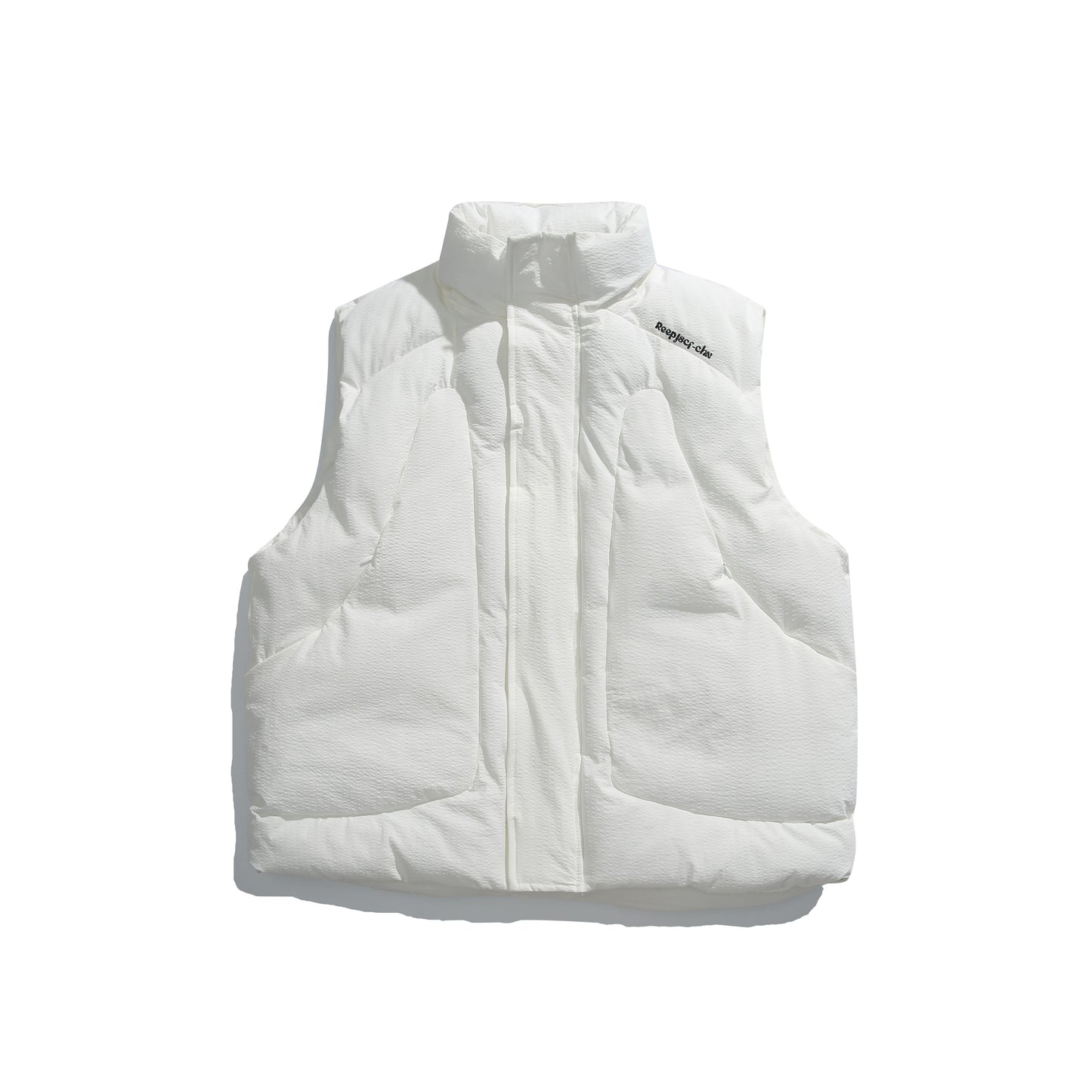 Modern Chic Sleeveless Puffer