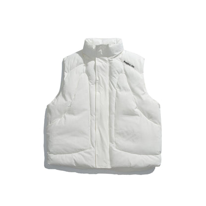 Modern Chic Sleeveless Puffer