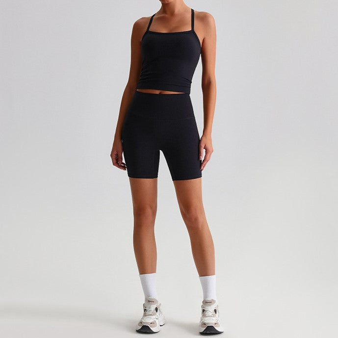 Cross Back Short Set