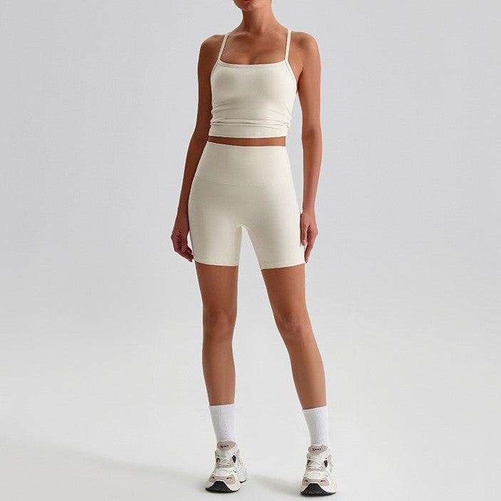 Cross Back Short Set