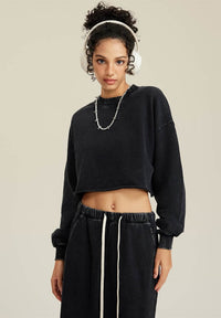 Boxy Crop Washed Top