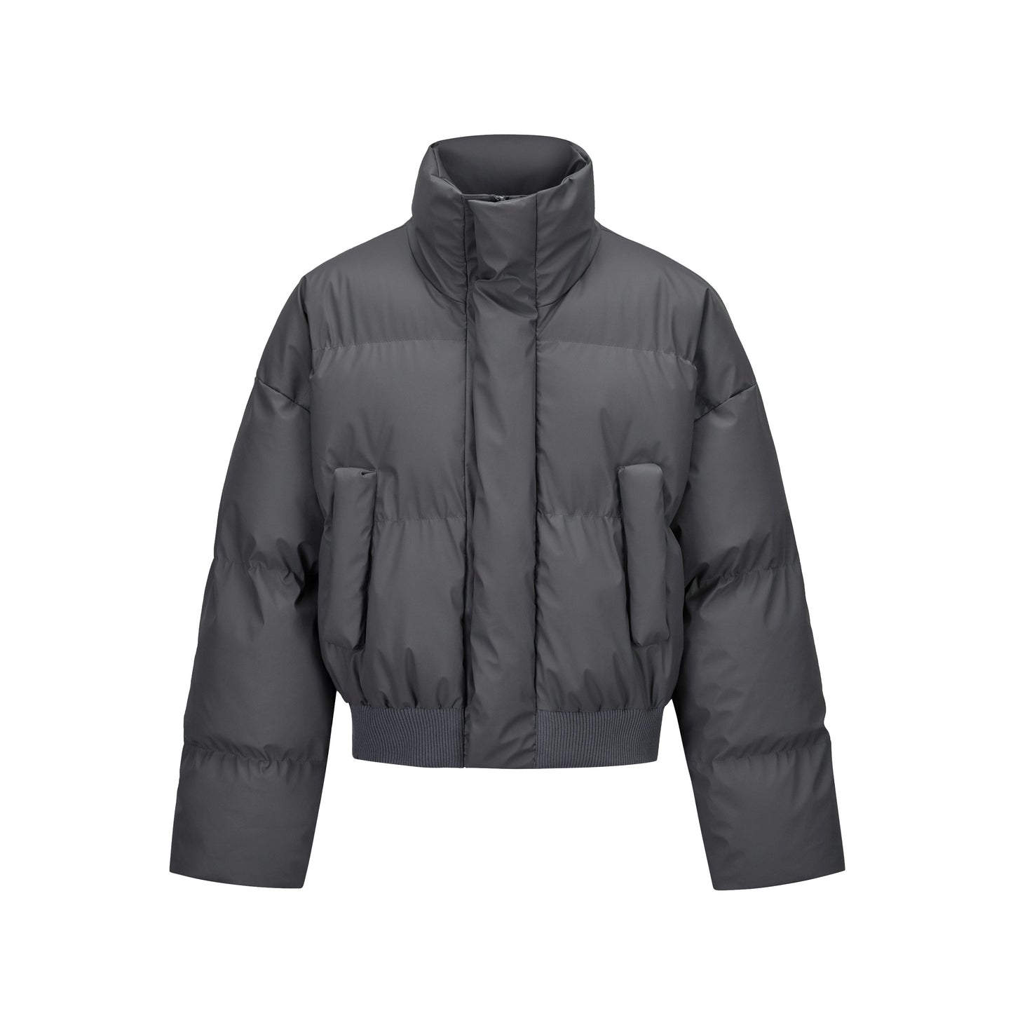 Minimalist Chic Short Quilted Puffer