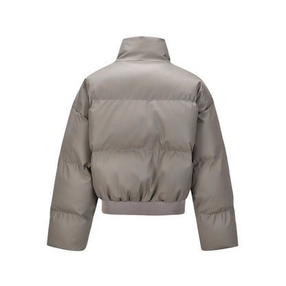 Minimalist Chic Short Quilted Puffer