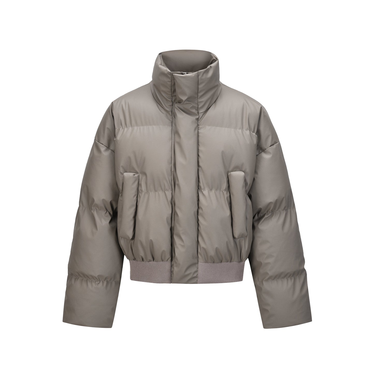 Minimalist Chic Short Quilted Puffer