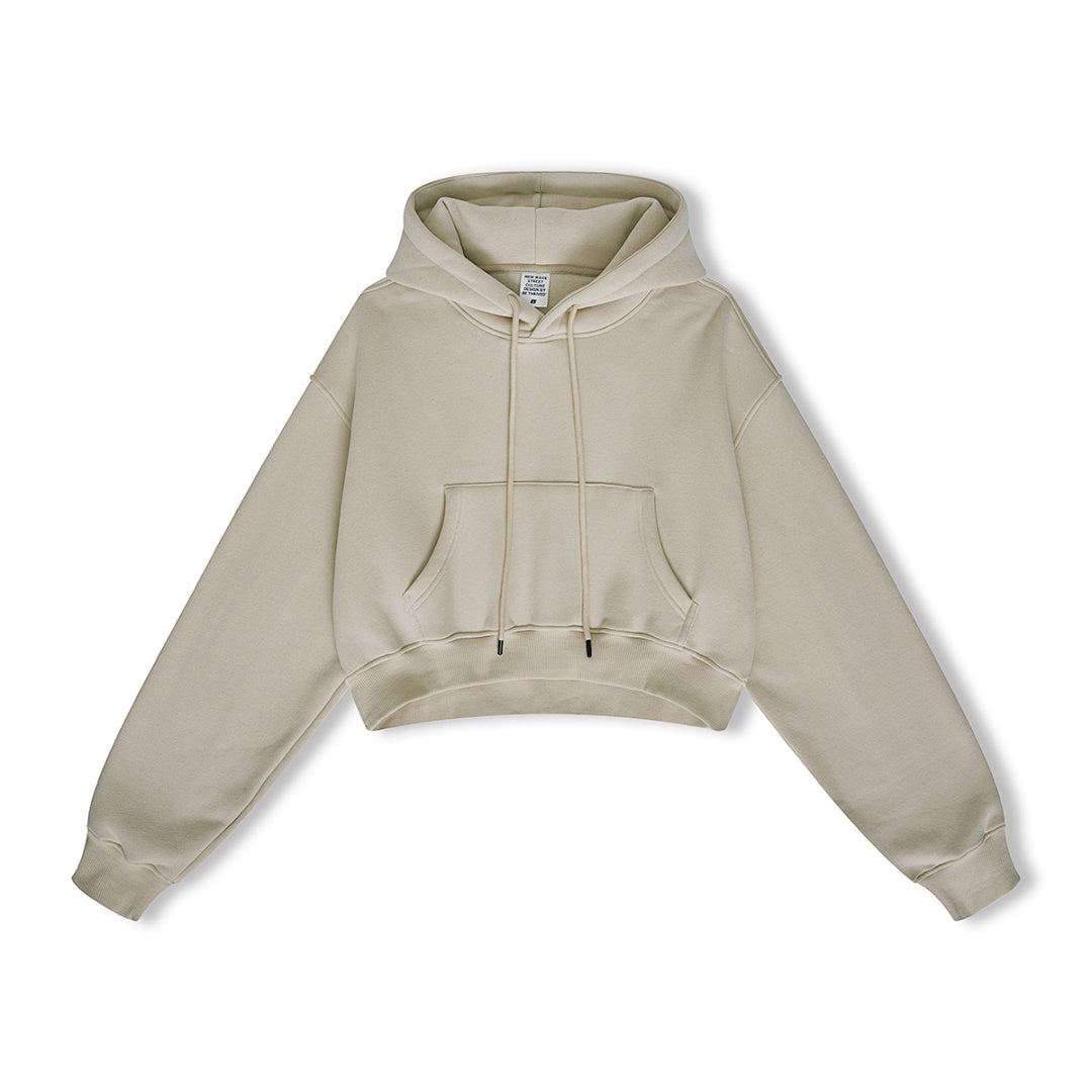 Crop Relaxed Hoodie