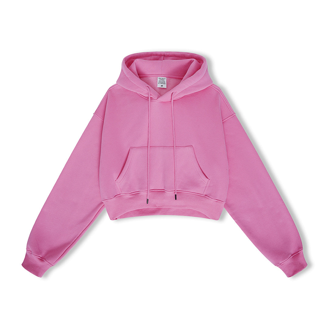 Crop Relaxed Hoodie