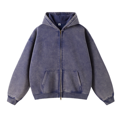 Urban Comfort Zip-Up Hoodie