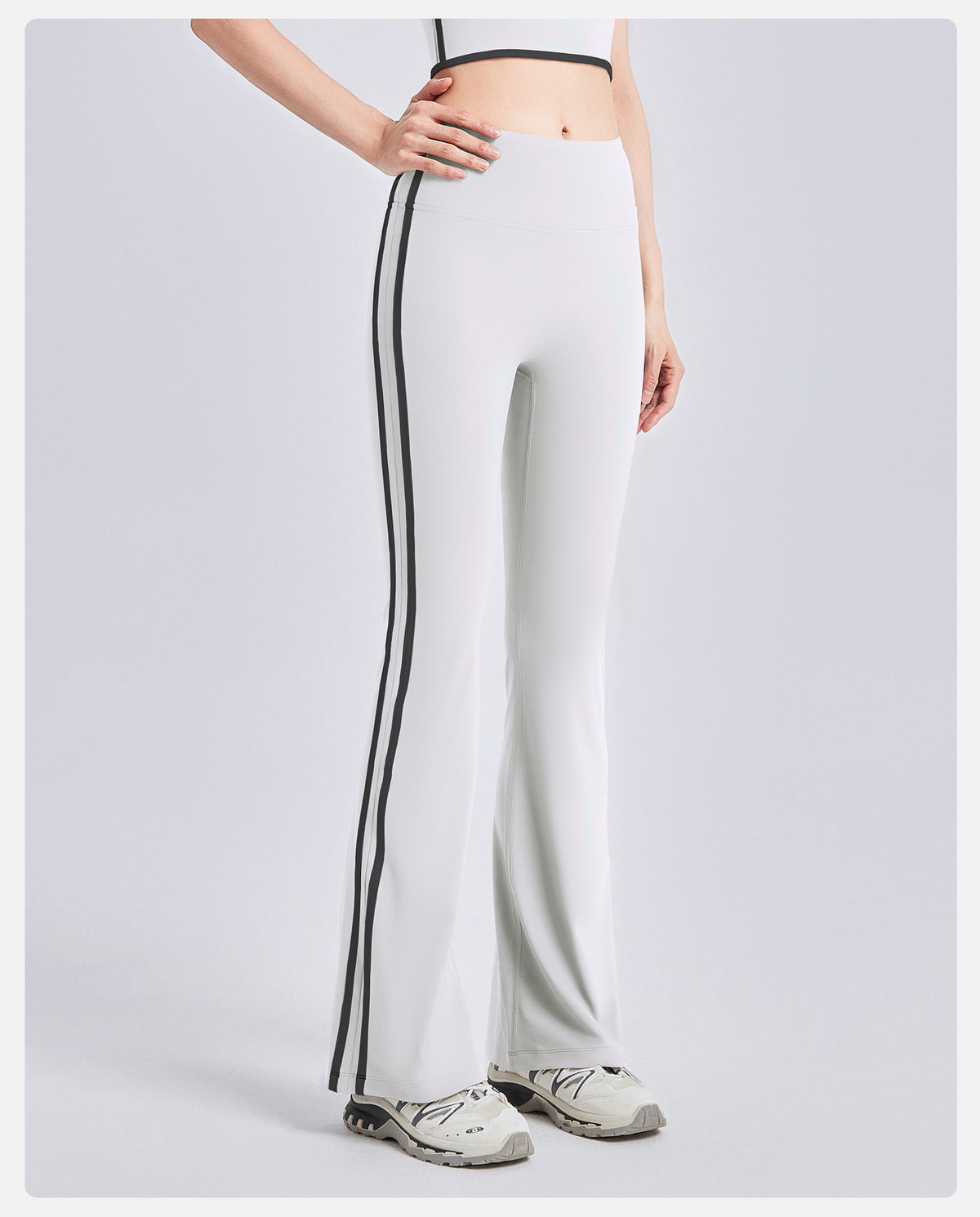 Striped Bootcut Sweatpant