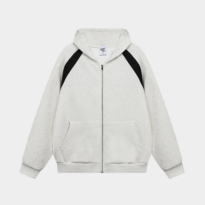 High Street Zipper Hoodie