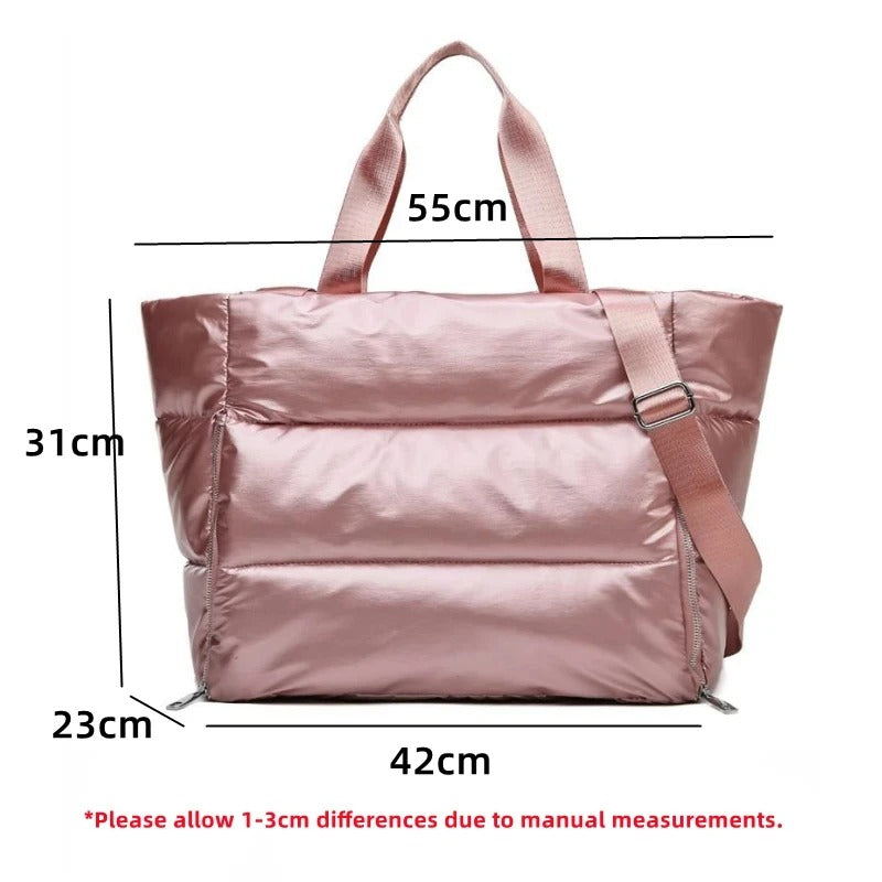 Pink multipurpose yoga & fitness tote bag