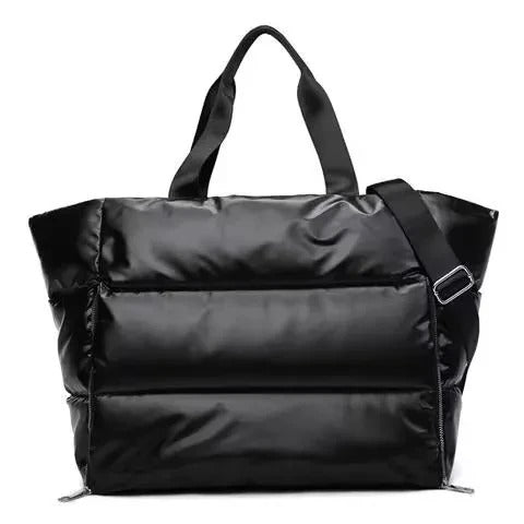 Black multipurpose yoga & fitness tote bag